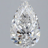 1.5 Carat Pear - Natural Diamond - 1.58 - E - VVS1 - EX - EX - VG