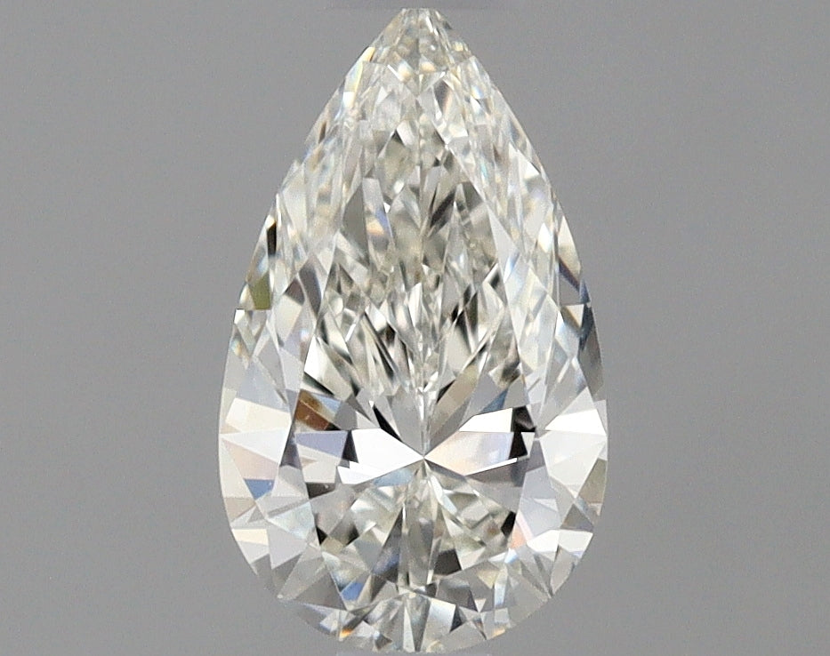 1/2 Carat Pear Shape Cut Natural Diamond - I VS2 - 0.45ct - VG Cut Grade