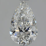 1.5 Carat Pear Shape Cut Natural Diamond - E VVS1 - 1.5ct - VG Cut Grade