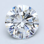 3 Carat Round Cut Natural Diamond - E VS2 - 3.02ct - VG Cut Grade