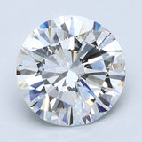 3 Carat Round Cut Natural Diamond - E VS2 - 3.02ct - VG Cut Grade
