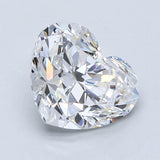 3 Carat Heart - Natural Diamond - 3.01 - D - VS1 - VG - VG - VG