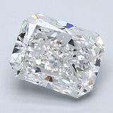 2.5 Carat Radiant - Natural Diamond - 2.61 - F - VS2 - VG - EX - EX