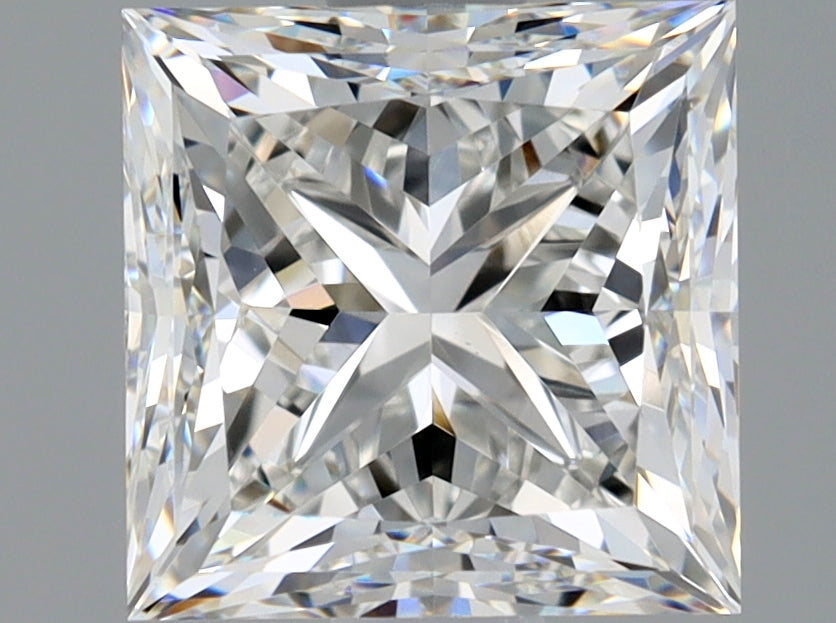 2 Carat Princess Cut Natural Diamond - G VS1 - 2.01ct - VG Cut Grade