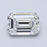 1 Carat Emerald - Natural Diamond - 1.3 - E - VS1 - VG - EX - VG
