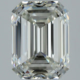 1.5 Carat Natural Diamond - EMERALD - 1.51 - J - VVS2