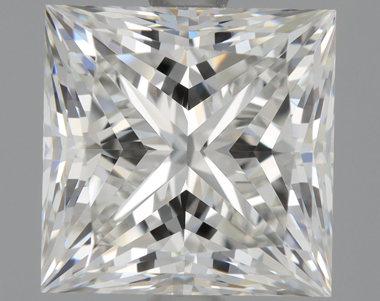 2 Carat Princess Cut Natural Diamond - H VVS1 - 2.01ct - EX Cut Grade