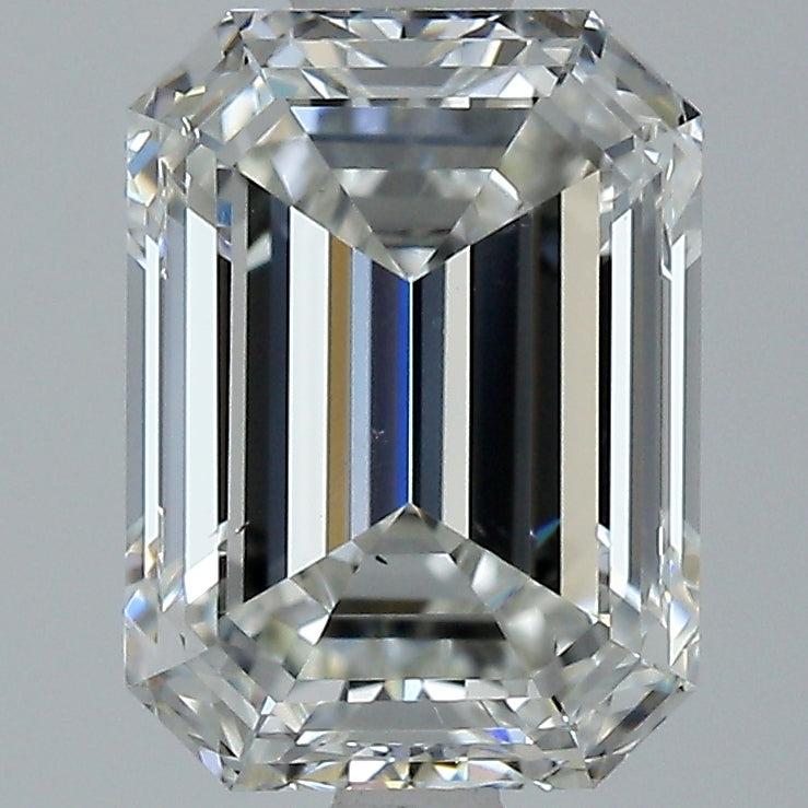 2.5 Carat Emerald Cut Natural Diamond - H SI1 - 2.5ct - VG Cut Grade