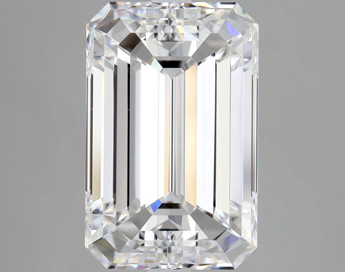 3 Carat Emerald Cut Natural Diamond - D VVS2 - 3.01ct - VG Cut Grade