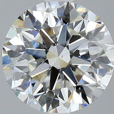 2.5 Carat Round - Natural Diamond - 2.7 - H - VS2 - EX - EX - EX