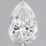 2 Carat Pear Cut Natural Diamond - E IF - 2.21ct - EX Cut Grade