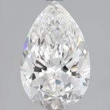 2 Carat Pear Cut Natural Diamond - E IF - 2.21ct - EX Cut Grade