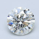 2 Carat Round - Natural Diamond - 2.21 - J - VS1 - EX - EX - EX