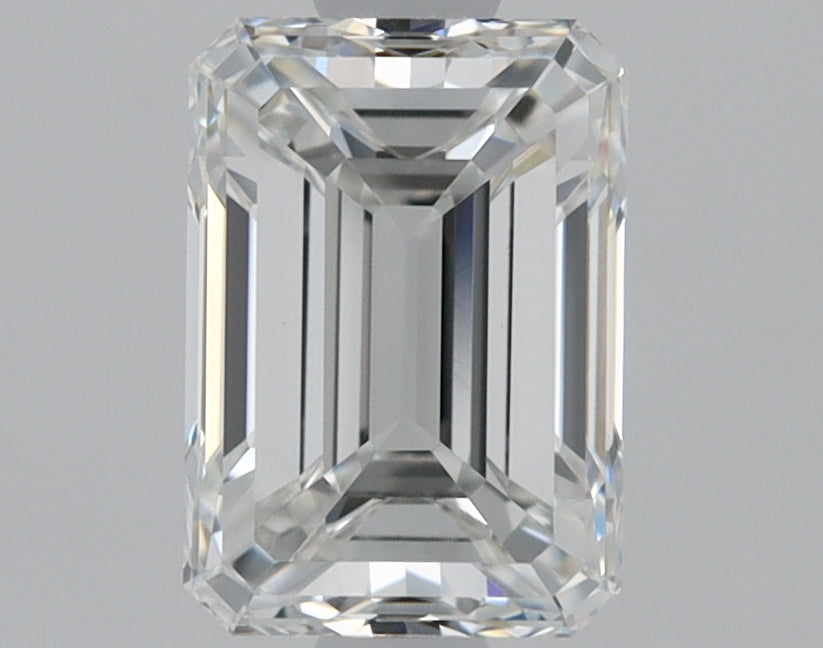 1 Carat Emerald Cut Natural Diamond - F VVS2 - 1.2ct - EX Cut Grade