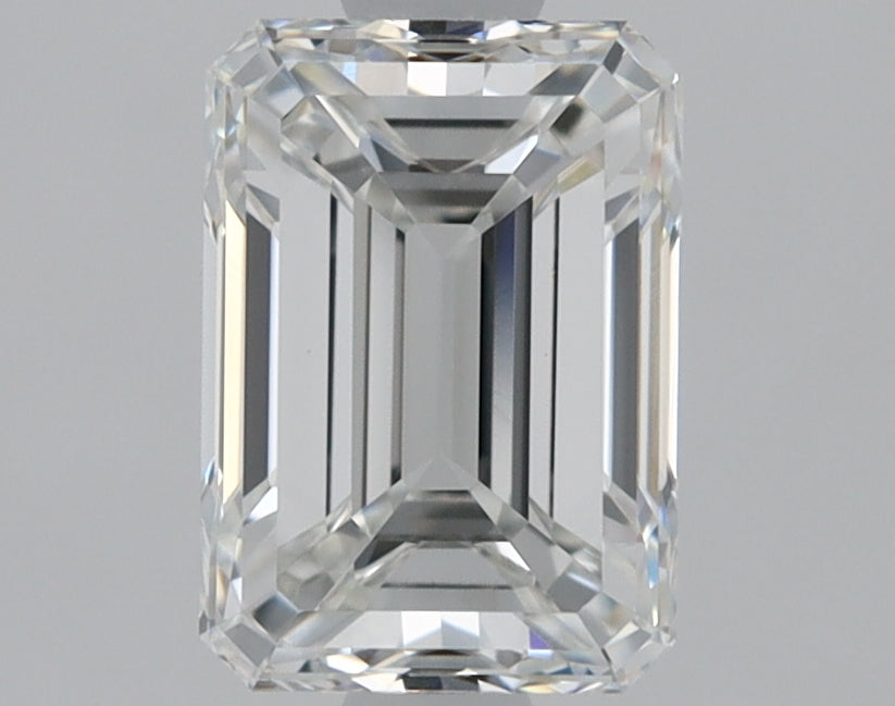 1 Carat Emerald Cut Natural Diamond - F VVS2 - 1.2ct - EX Cut Grade