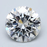 2.5 Carat Round - Natural Diamond - 2.7 - G - VS2 - EX - EX - EX