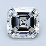 2 Carat Asscher - Natural Diamond - 2.01 - G - VVS2 - EX - VG - VG