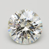 3 Carat Round - Natural Diamond - 3.01 - K - SI1 - EX - EX - EX