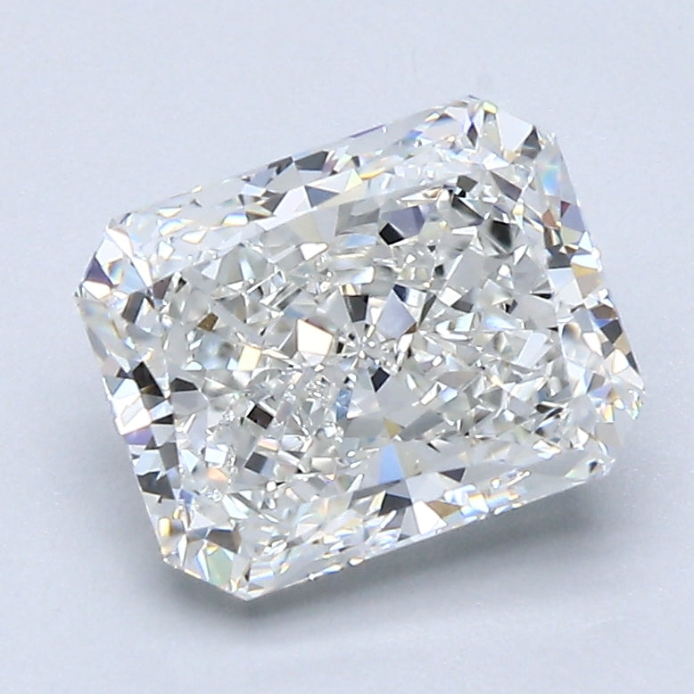 2 Carat Radiant Cut Natural Diamond - G SI2 - 2.01ct - VG Cut Grade