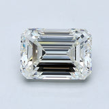 2 Carat Emerald - Natural Diamond - 2.02 - J - VVS2 - VG - EX - EX