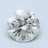 1 Carat Round - Natural Diamond - 1.26 - K - I3 - VG - VG - G
