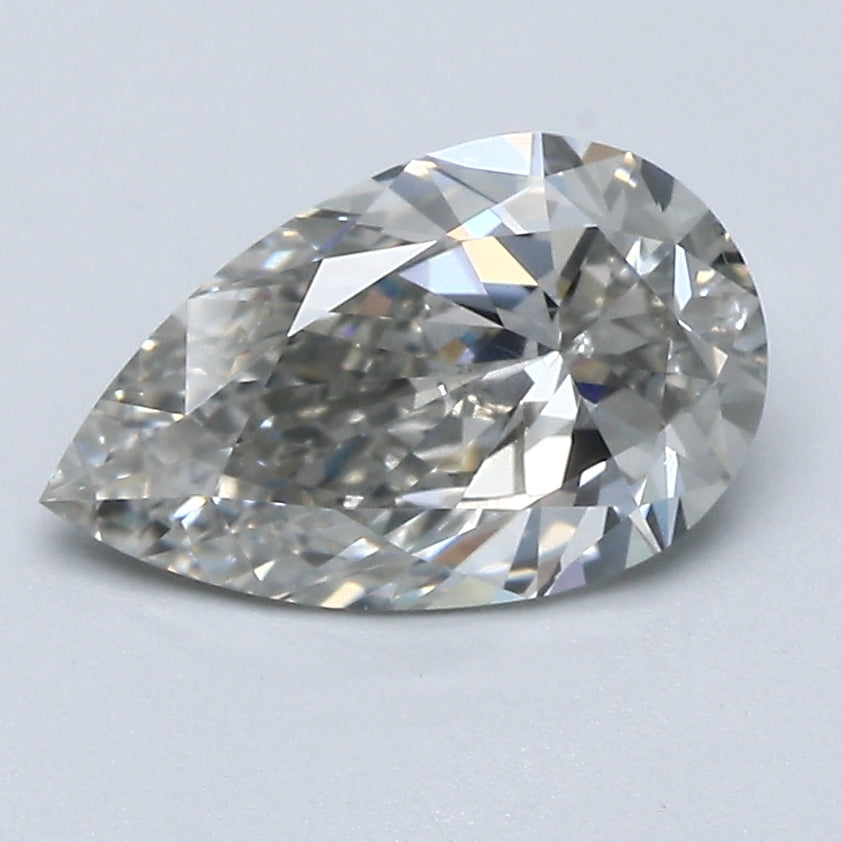 1.5 Carat Pear Cut Natural Diamond - H SI1 - 1.51ct - VG Cut Grade