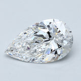 2 Carat Pear - Natural Diamond - 2.01 - D - VS2 - VG - EX - EX