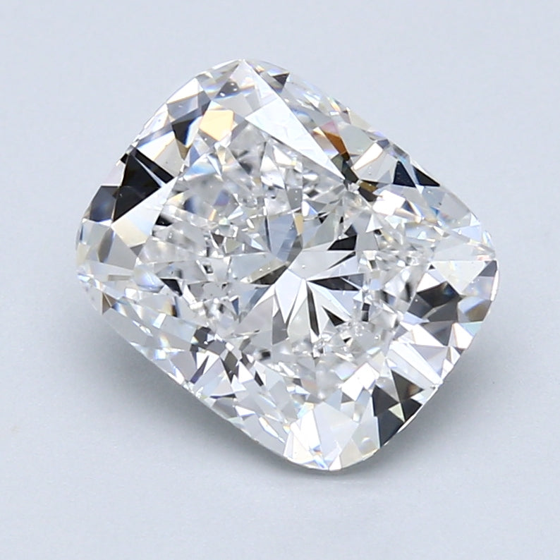 3 Carat Cushion Cut Natural Diamond - D VS2 - 3.0ct - VG Cut Grade