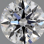 1/2 Carat Round Cut Natural Diamond - D VVS1 - 0.49ct - EX Cut Grade