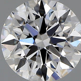 1/2 Carat Round Cut Natural Diamond - D VVS1 - 0.49ct - EX Cut Grade