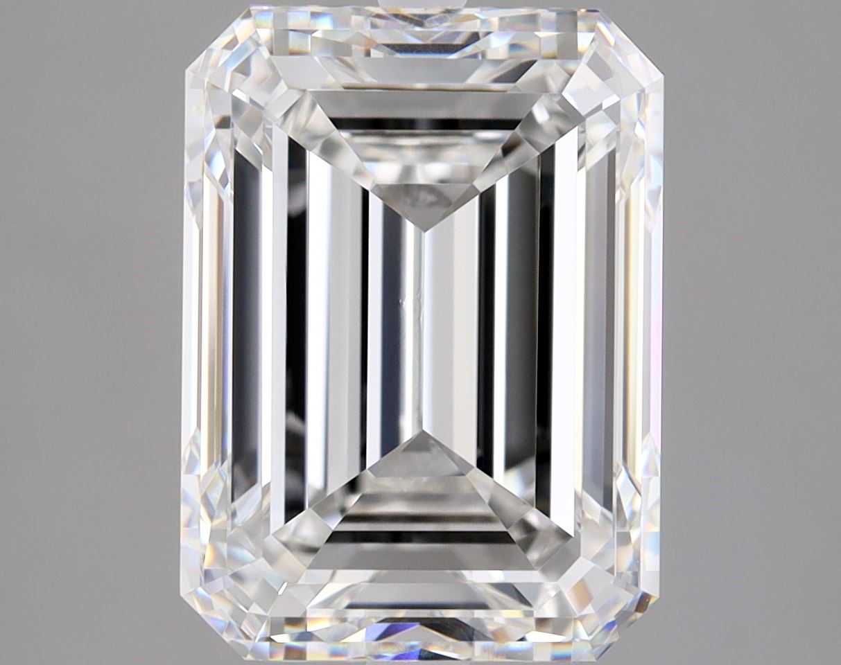 5 Carat Emerald Cut Natural Diamond - F VS1 - 5.01ct - VG Cut Grade