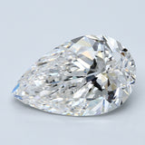 5 Carat Pear - Natural Diamond - 5 - G - SI1 - VG - VG - EX