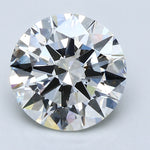 3.5 Carat Round Cut Natural Diamond - J SI1 - 3.51ct - EX Cut Grade