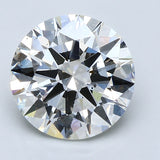 3.5 Carat Round Cut Natural Diamond - J SI1 - 3.51ct - EX Cut Grade