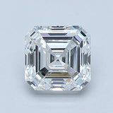 1.5 Carat Asscher - Natural Diamond - 1.5 - E - VVS2 - EX - EX