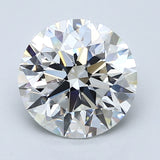 3 Carat Round - Natural Diamond - 3.01 - H - SI1 - EX - EX - EX