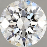 2 Carat Round - Natural Diamond - 2.01 - D - SI2 - EX - EX