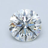 2 Carat Round - Natural Diamond - 2.01 - H - VS2 - EX - EX - EX