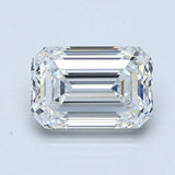1 Carat Emerald - Natural Diamond - 1.36 - G - VVS1 - VG - EX - EX