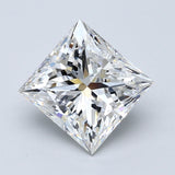4 Carat Princess - Natural Diamond - 4.01 - F - VS2 - VG - EX - VG