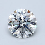 1 Carat Round - Natural Diamond - 1.36 - E - VS2 - EX - EX - EX