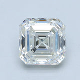 1.5 Carat Asscher - Natural Diamond - 1.55 - I - VS1 - EX - EX