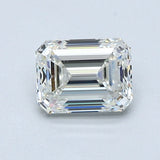 1 Carat Emerald - Natural Diamond - 0.9 - H - VVS2 - EX - EX - VG