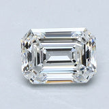 1 Carat Emerald - Natural Diamond - 1.1 - F - VVS2 - VG - EX