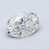 6 Carat Oval - Natural Diamond - 6.05 - H - SI2 - VG - EX - VG
