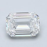 1.5 Carat Emerald - Natural Diamond - 1.71 - E - SI1 - VG - VG - VG