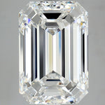 5 Carat Emerald Cut Natural Diamond - E FL - 5.05ct - EX Symmetry Grade