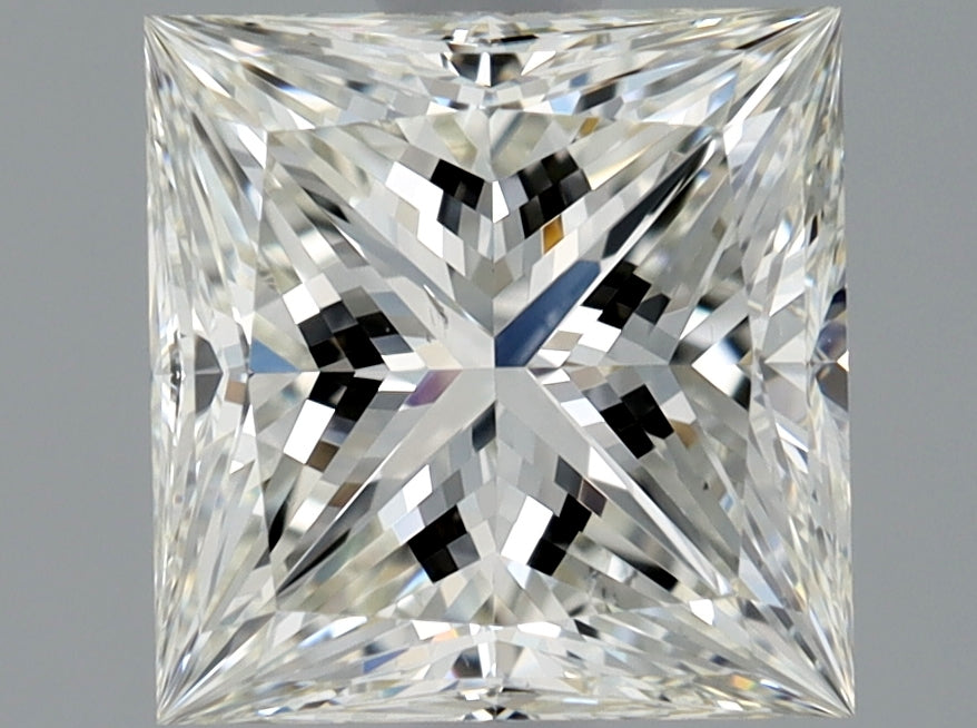 2 Carat Princess Cut Natural Diamond - I VS2 - 1.81ct - EX Cut Grade