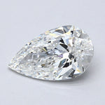 2 Carat Pear Cut Natural Diamond - F SI2 - 2.01ct - EX Cut Grade