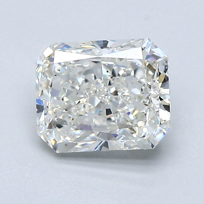 1 Carat Radiant Cut Natural Diamond - I SI1 - 1.2ct - VG Cut Grade